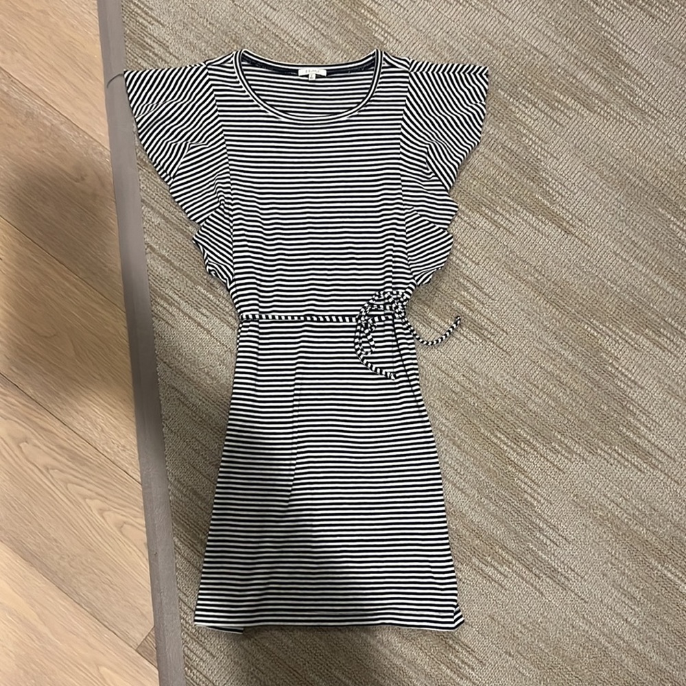 Z Supply the Capri Stripe Ruffle Dress Size small, excellent condition - Picture 6 of 9